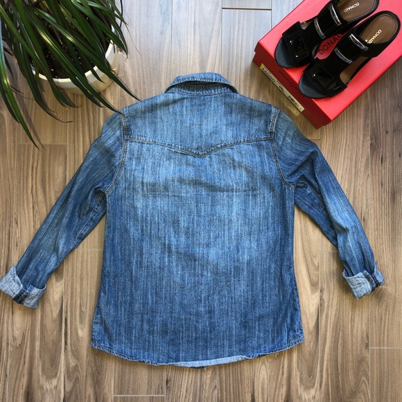 FOREVER 21 Jean Shirt - Picture 4 of 5